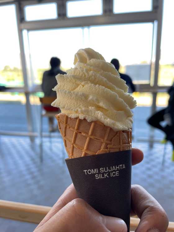 多摩川交流センターで食べたアイス